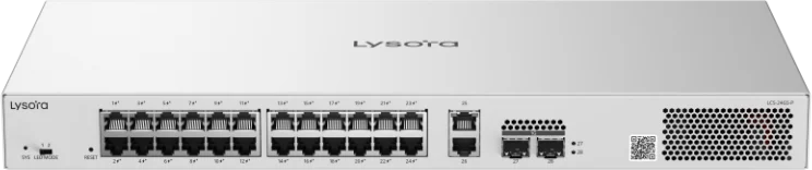 LCS-24GS-P — 24-Port Cloud Managed PoE Switch