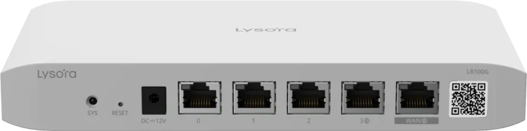 LR100G — 5-Port Cloud Managed Router
