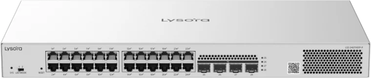 LS2-24GT4SFP-P — 24-Port Layer 2 Managed PoE Switch