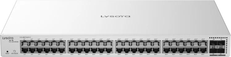 LS2-48GT4SFP-P — 48-Port Layer 2 Managed PoE Switch